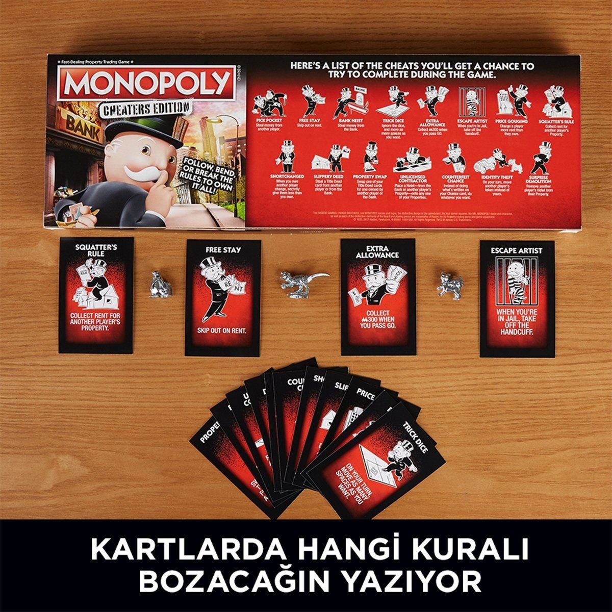 Monopoly-Monopoly Cheaters Edition / +8 Yaş-Kutu Oyunları-5-Milagron.com