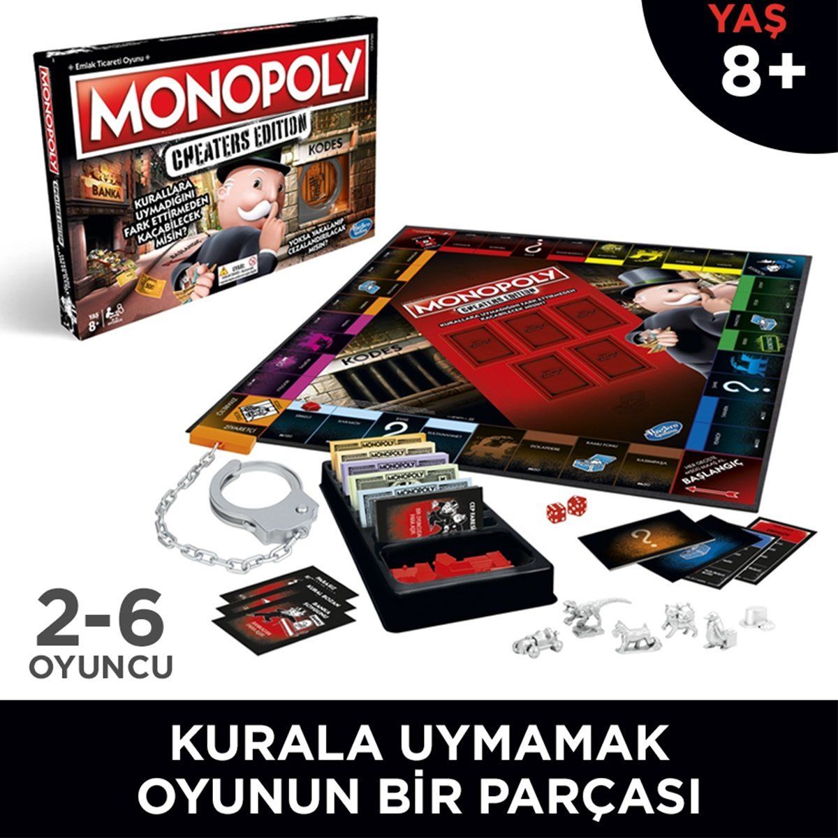 Monopoly-Monopoly Cheaters Edition / +8 Yaş-Kutu Oyunları-7-Milagron.com