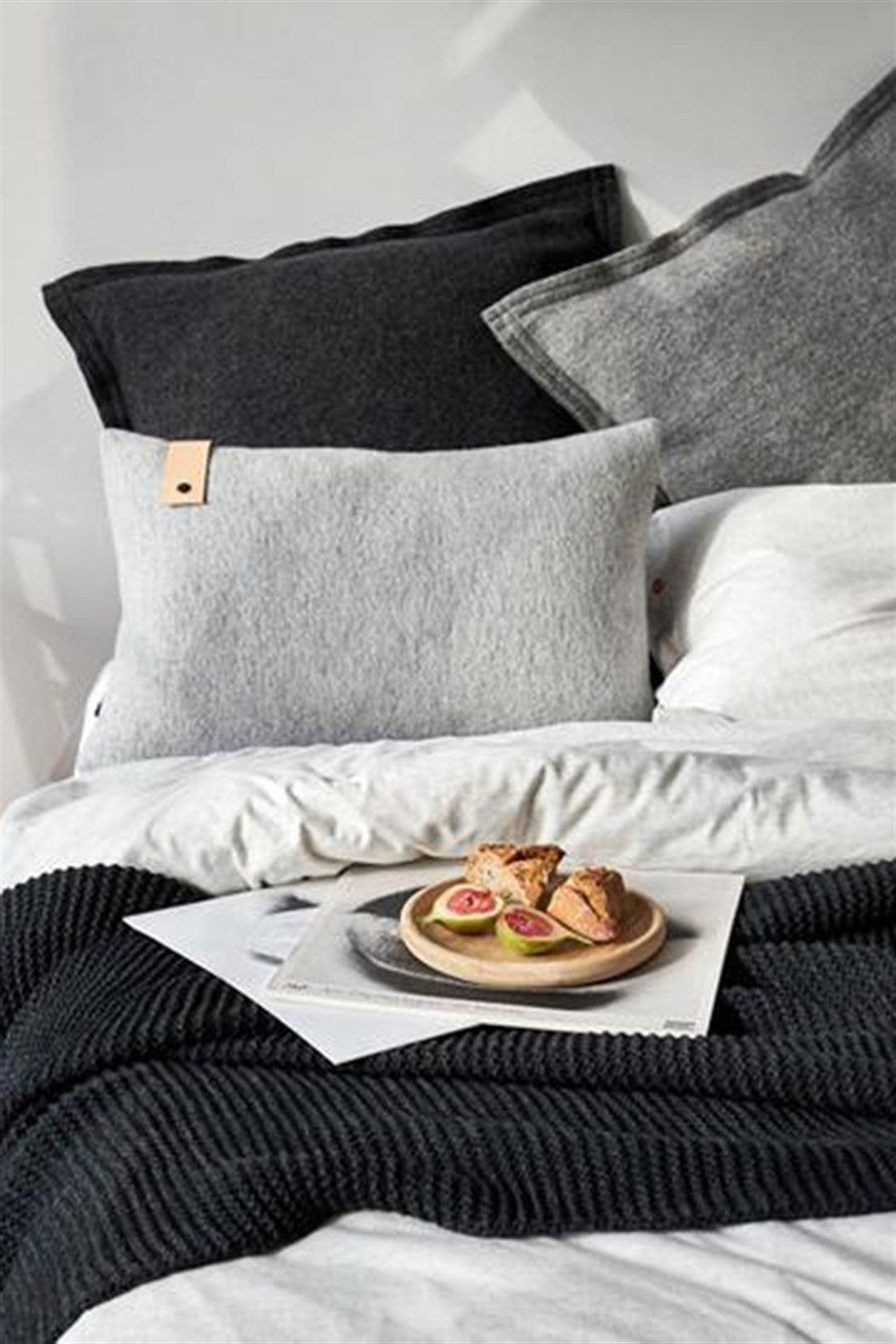 Moyha-Homely Antrasit Yastık (60x40)-Kırlent-1-Milagron.com