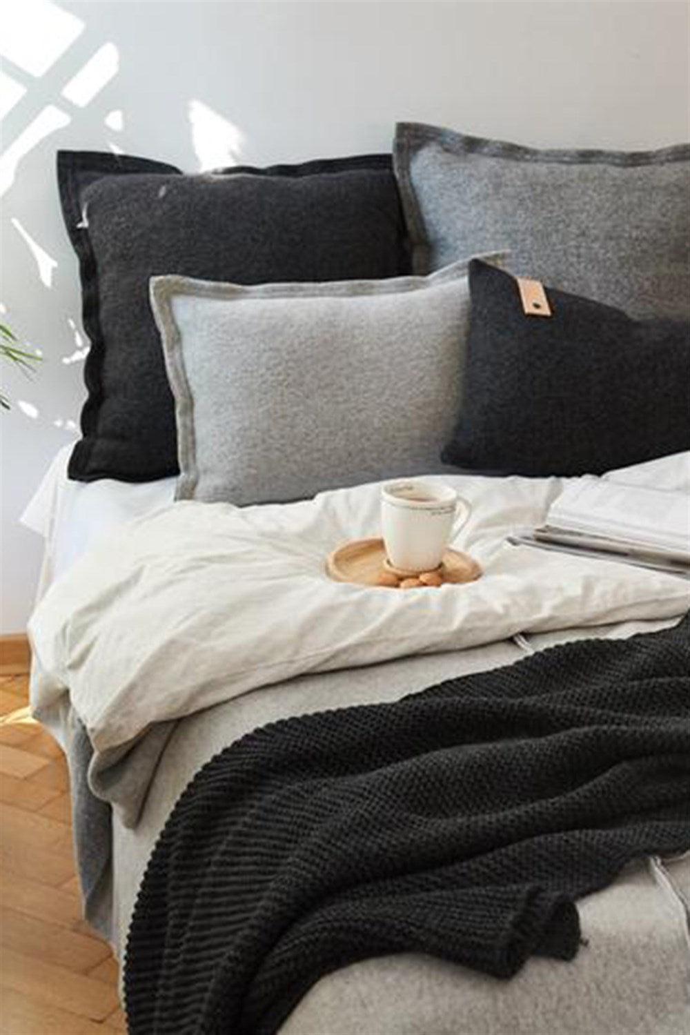 Moyha-Homely Gri Yastık (60x40)-Kırlent-1-Milagron.com