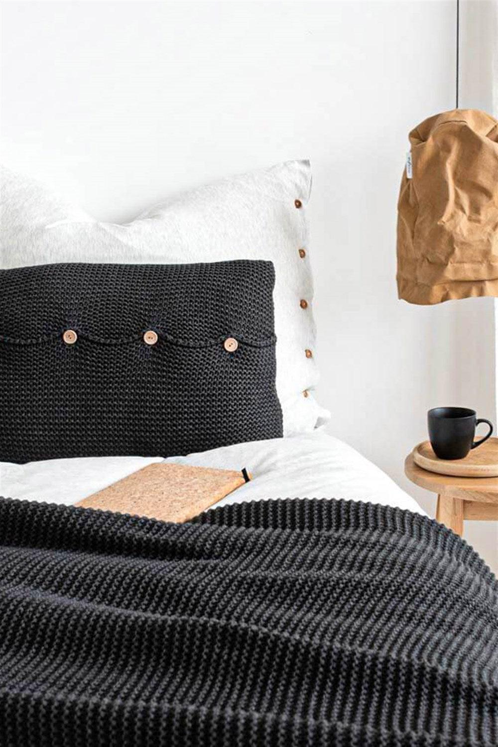 Moyha-Sense Gri Yatak Örtüsü-Yatak Örtüsü-2-Milagron.com