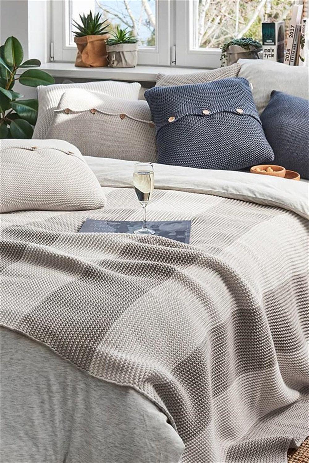 Moyha-Sense Kırık Beyaz Yatak Örtüsü (130 x 240)-Yatak Örtüsü-3-Milagron.com