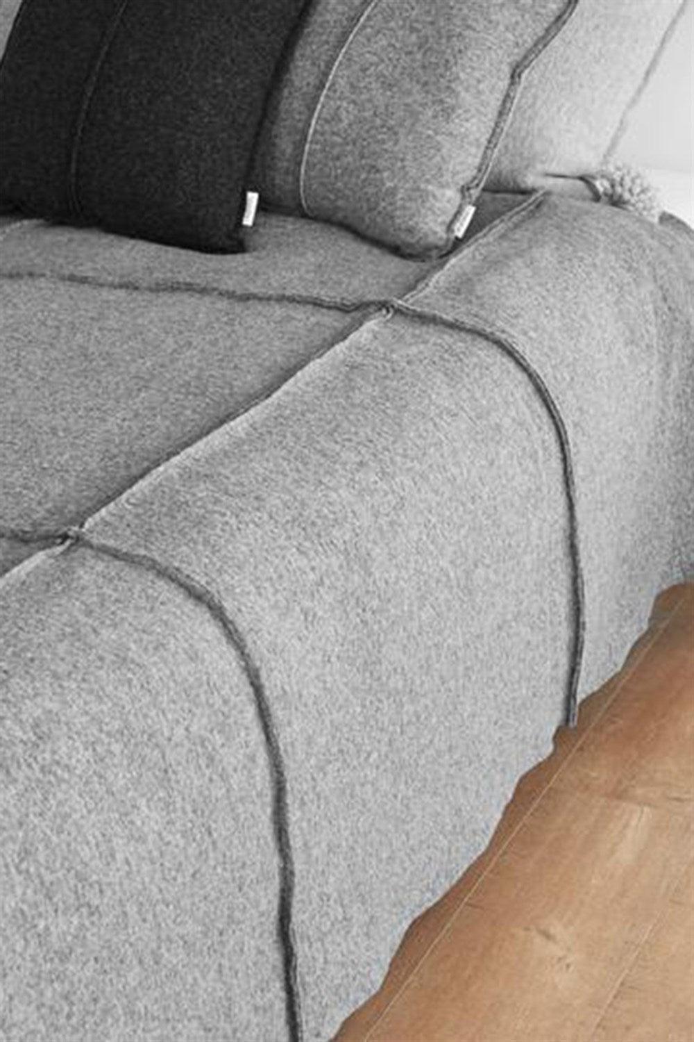 Moyha-Wave Gri Yatak Örtüsü (220 x 250)-Yatak Örtüsü-3-Milagron.com