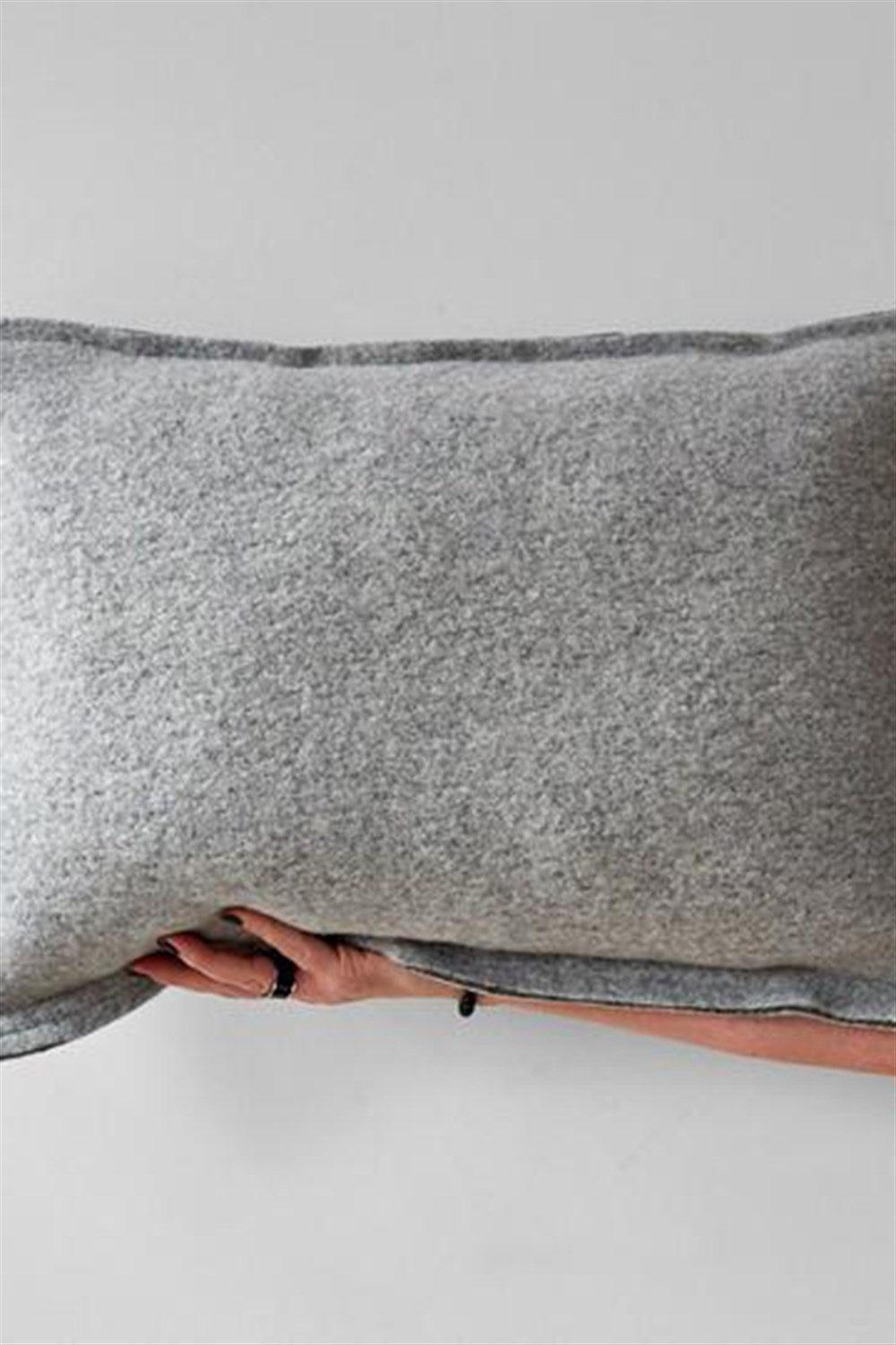 Moyha-Well Açık Gri Yastık (60x40)-Kırlent-1-Milagron.com