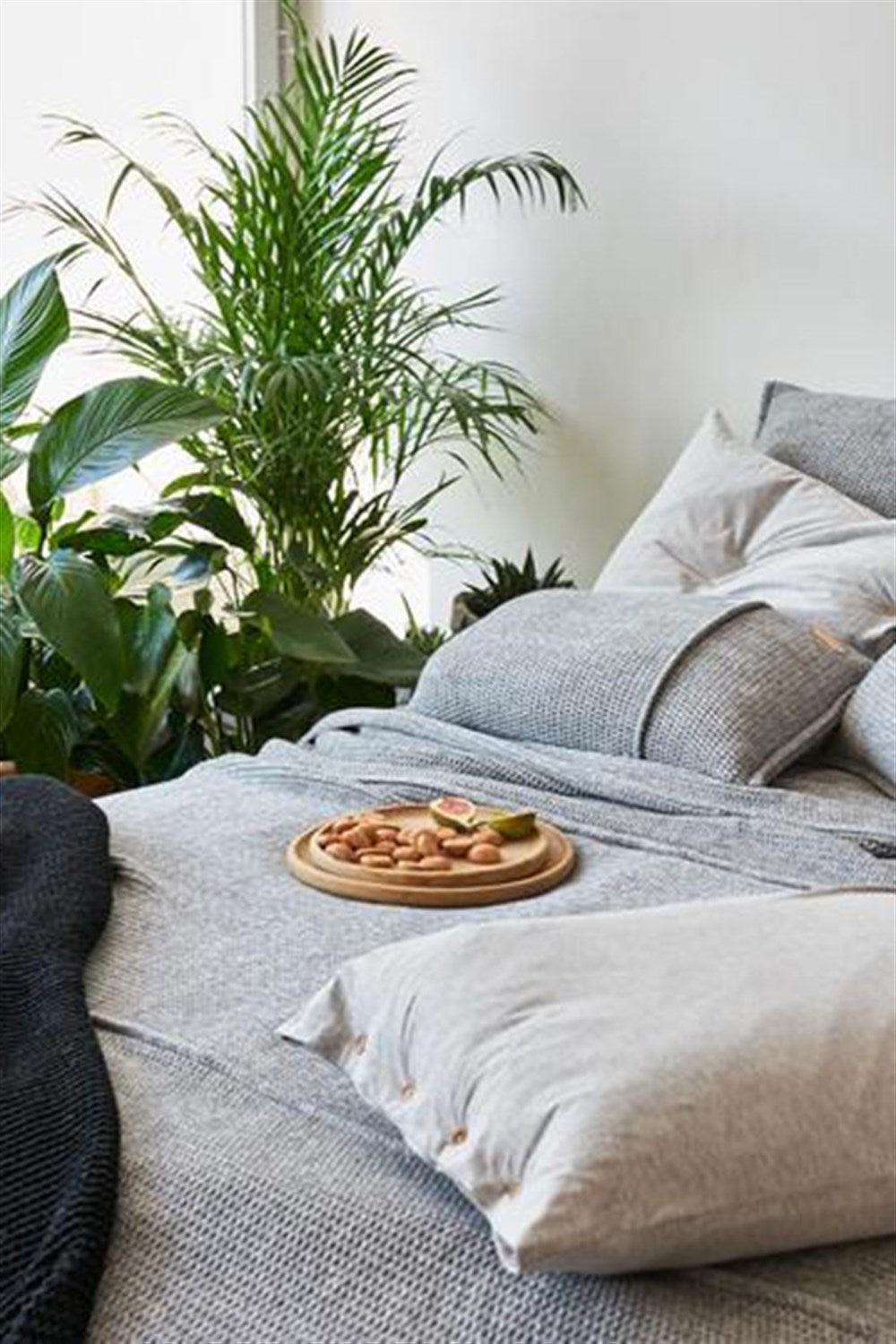 Moyha-Wooly Gri Yatak Örtüsü (250 x 220)-Yatak Örtüsü-5-Milagron.com