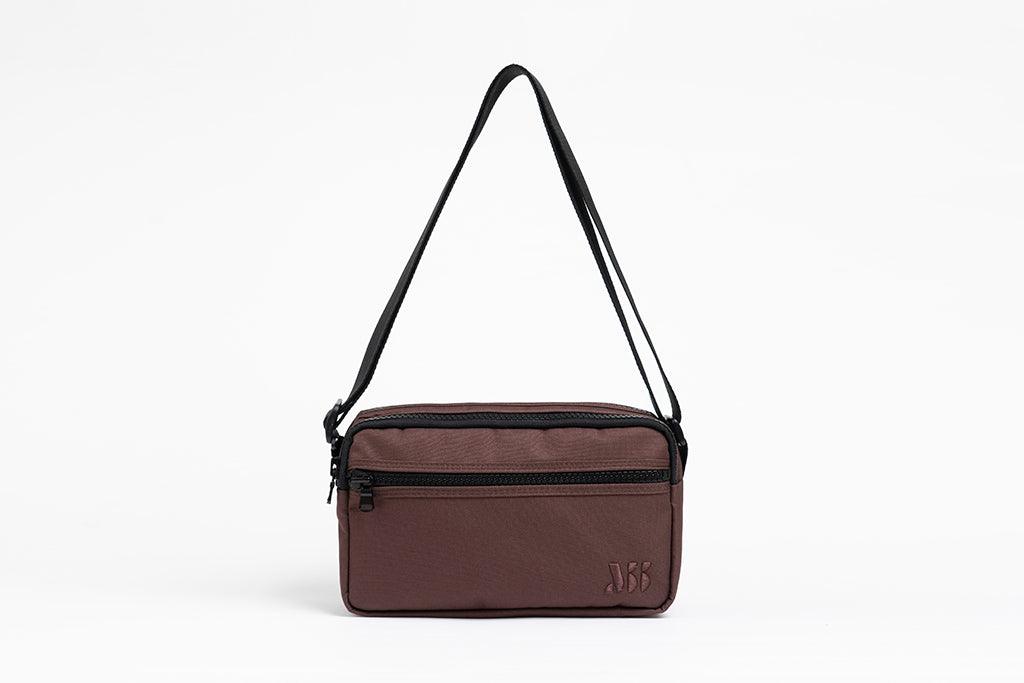 Muni Bum Bag-Grace Double Under Arm Coffee-Bel Çantası-1-Milagron.com