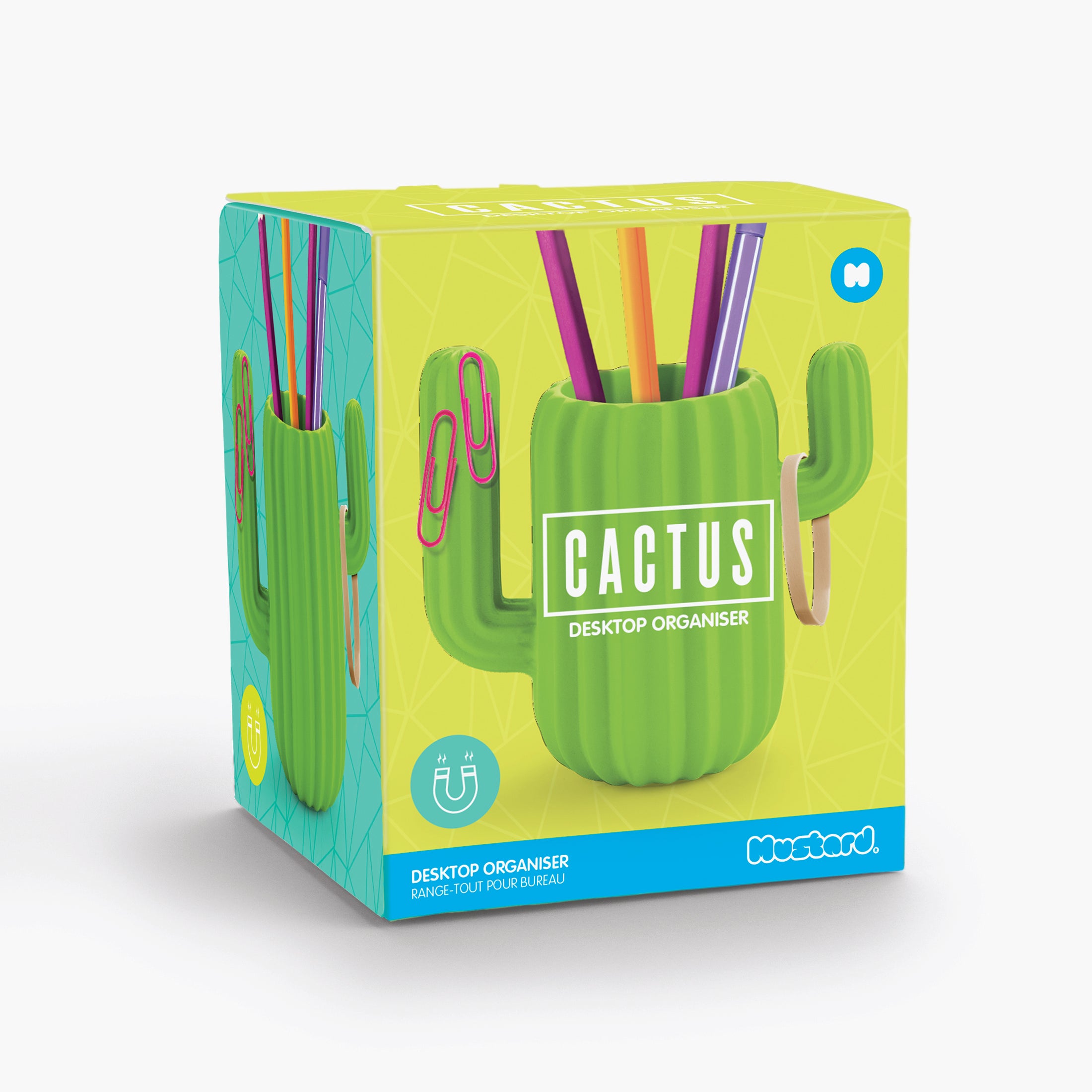 Mustard-Mustard Cactus Masaüstü Organizer-Masaüstü Organizer-3-Milagron.com