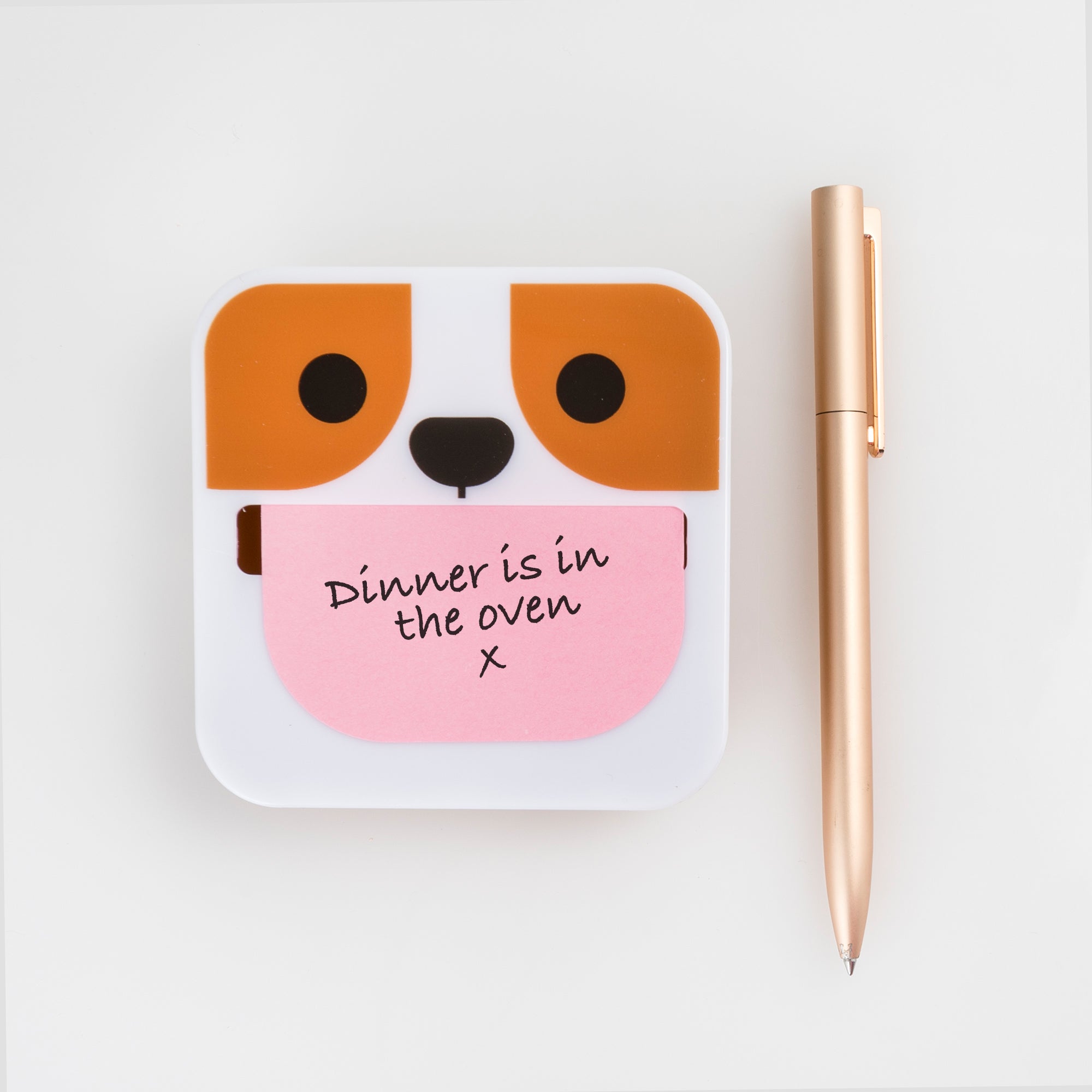 Mustard-Mustard Dippy Köpek Yapışkan Not Kağıdı-Notluk-1-Milagron.com