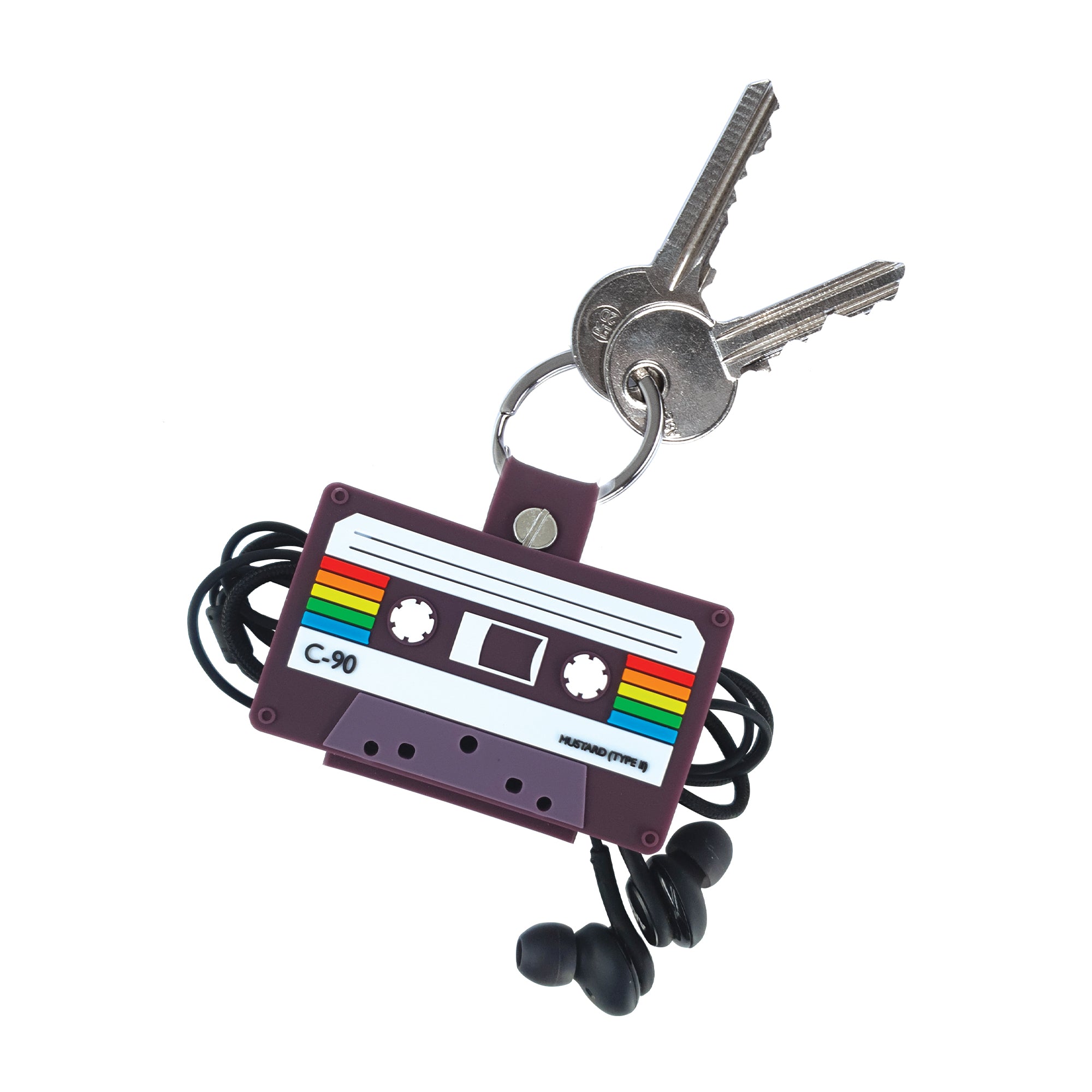 Mustard-Mustard Kaset Kablo Düzenleyici-Anahtarlık-1-Milagron.com