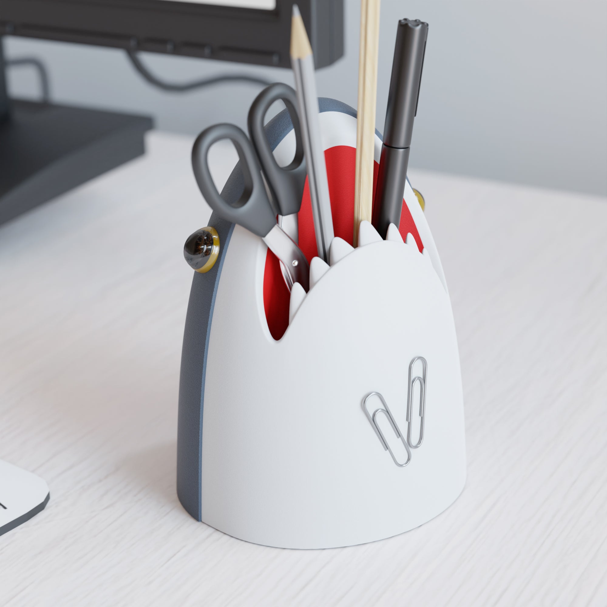 Mustard-Mustard Köpekbalığı Kalemlik-Masaüstü Organizer-1-Milagron.com