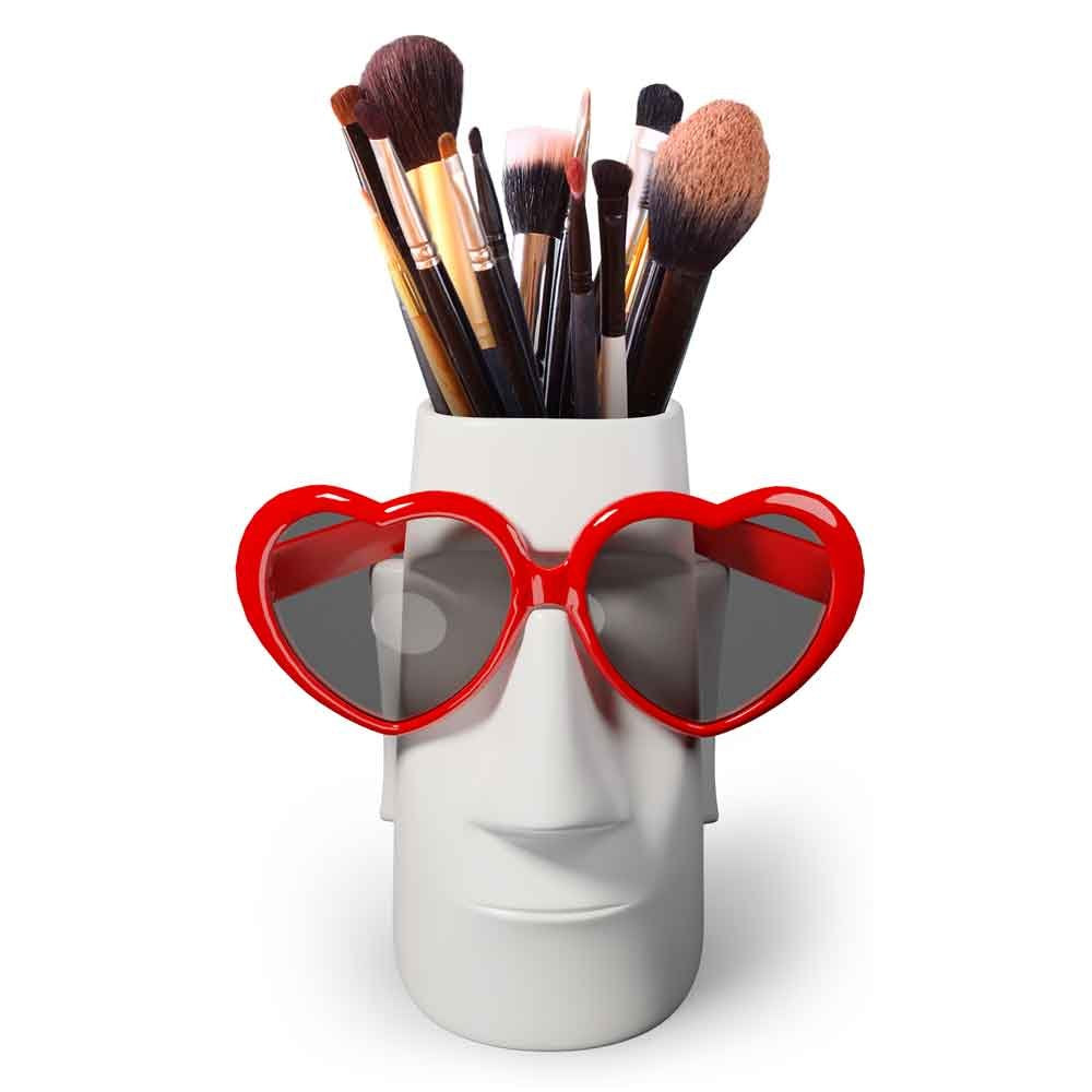 Mustard-Mustard Moai Kalemlik / Gözlük Tutacağı-Masaüstü Organizer-3-Milagron.com