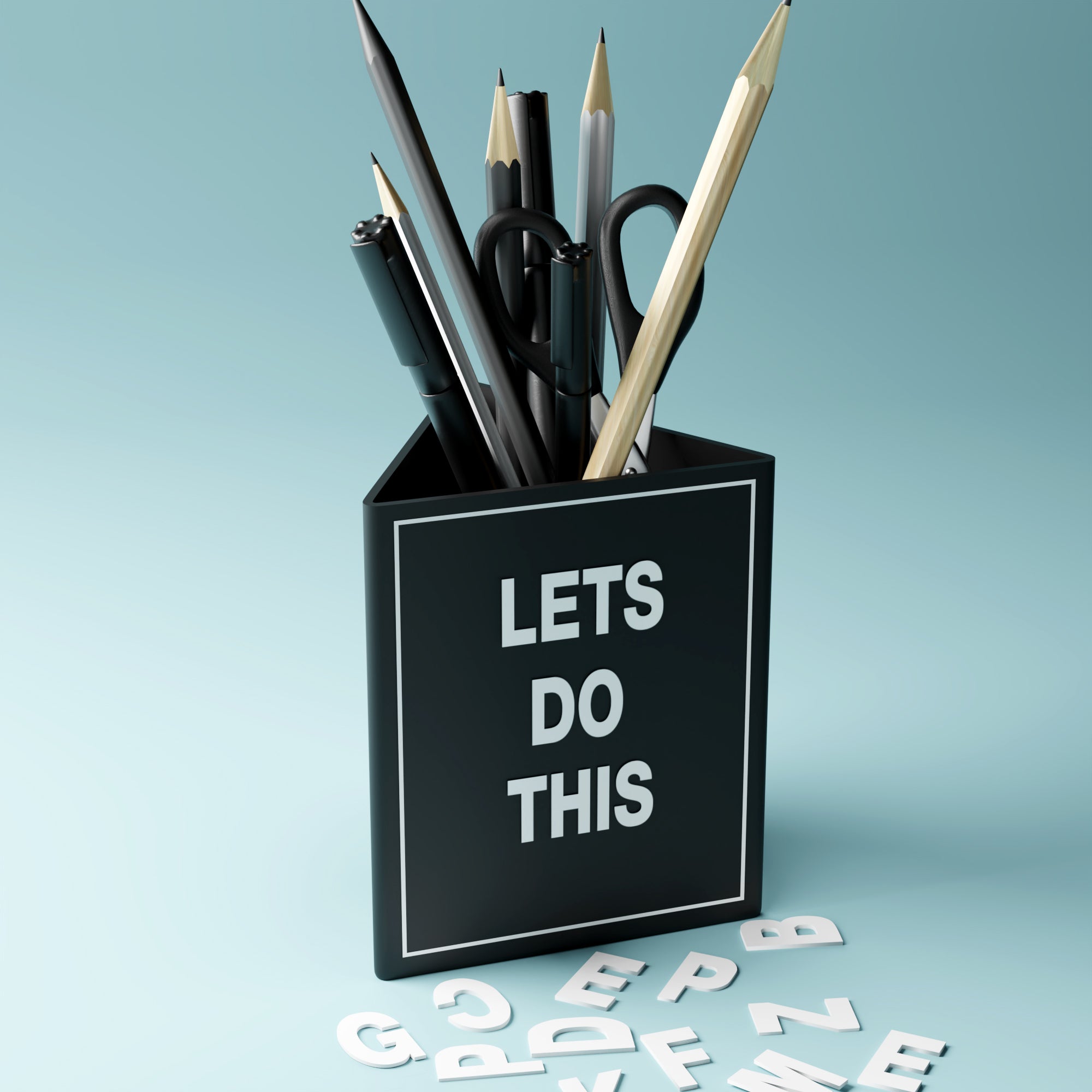 Mustard-Mustard Moodpot Kalemlik-Masaüstü Organizer-1-Milagron.com