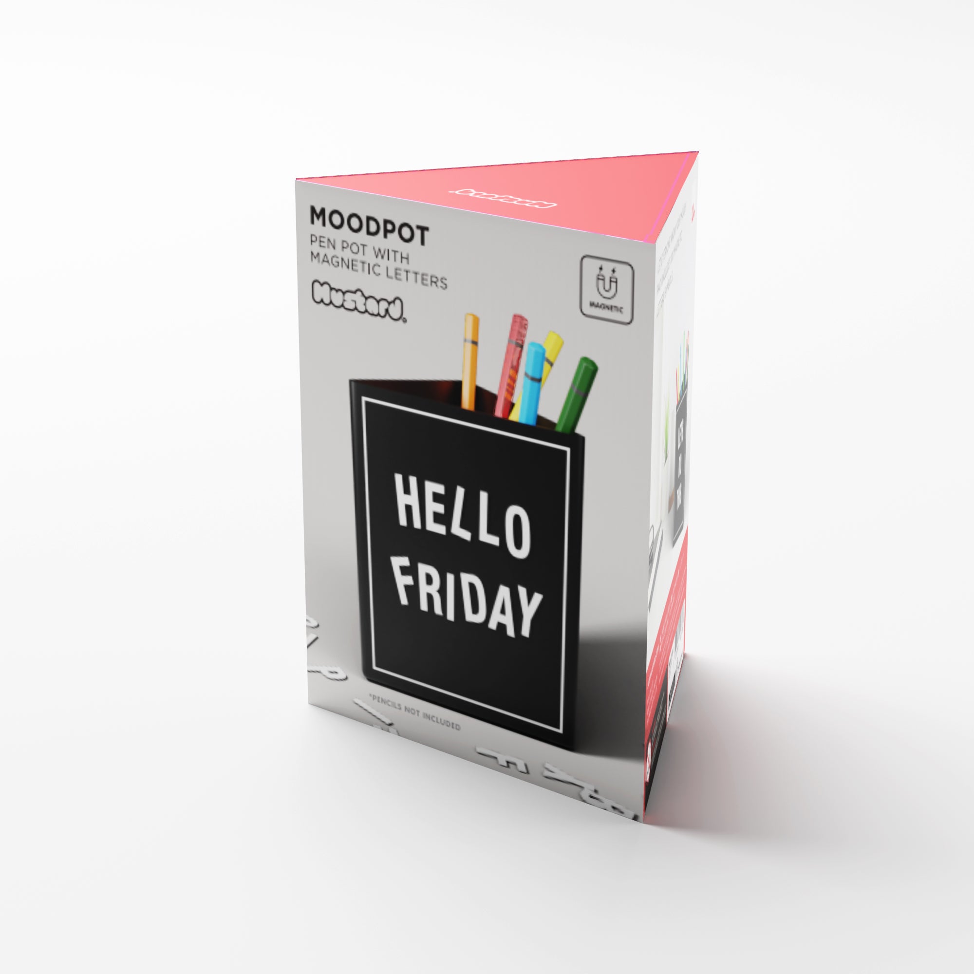 Mustard-Mustard Moodpot Kalemlik-Masaüstü Organizer-2-Milagron.com