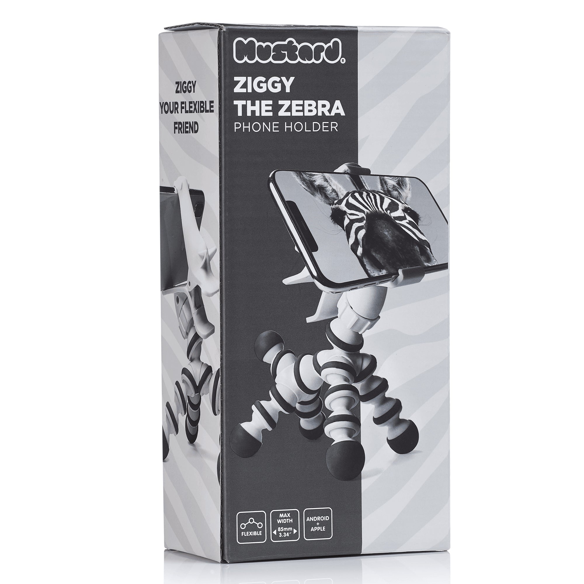 Mustard-Mustard Zebra Telefon Tutucu-Telefon Tutucu-2-Milagron.com