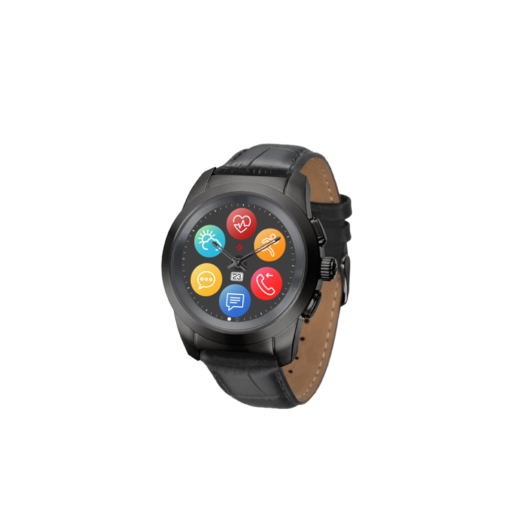 Mykronoz-My Kronoz Zetime Hibrid Saat Petite Siyah Deri Kordon-Kol Saati-1-Milagron.com