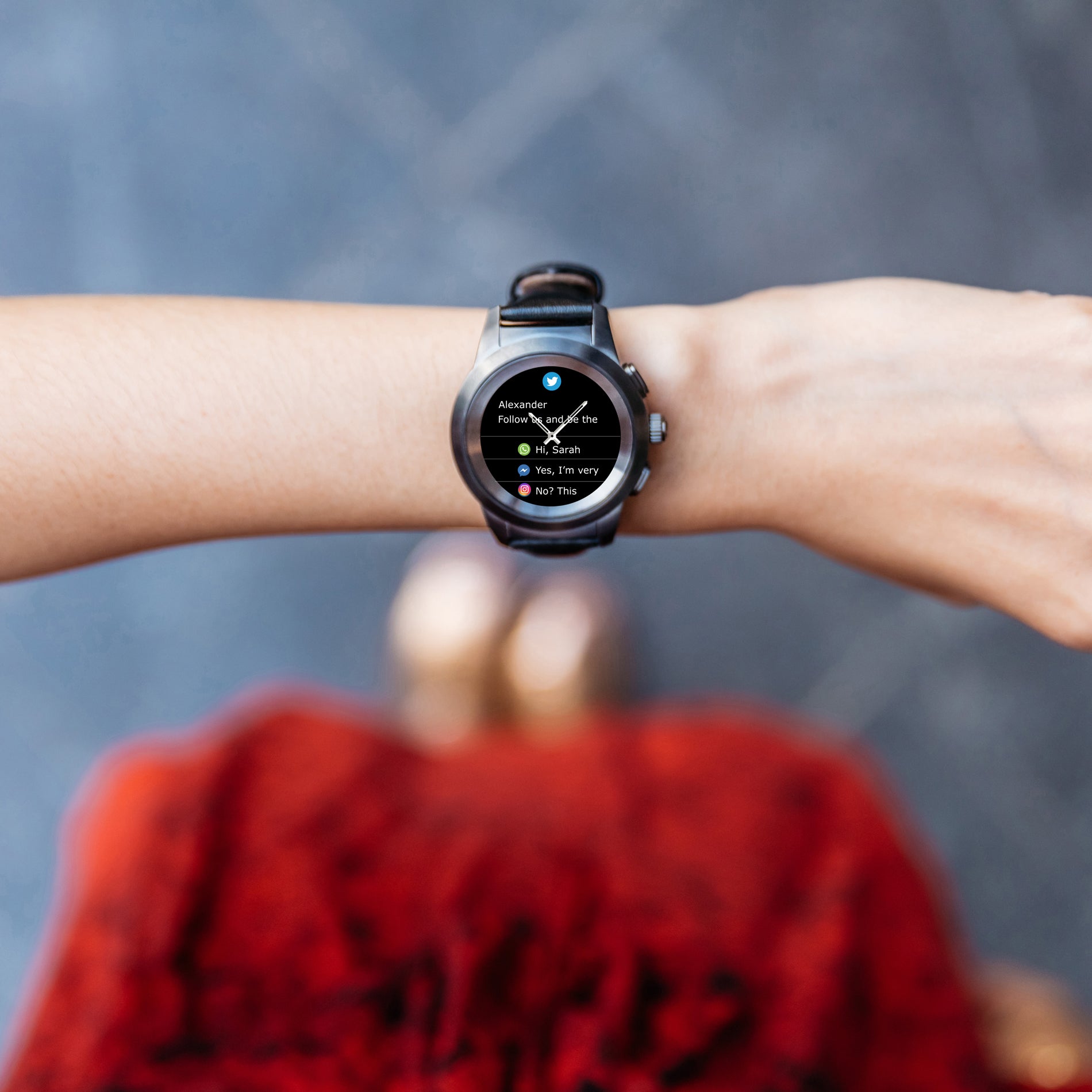 Mykronoz-My Kronoz Zetime Hibrid Saat Petite Siyah Deri Kordon-Kol Saati-2-Milagron.com