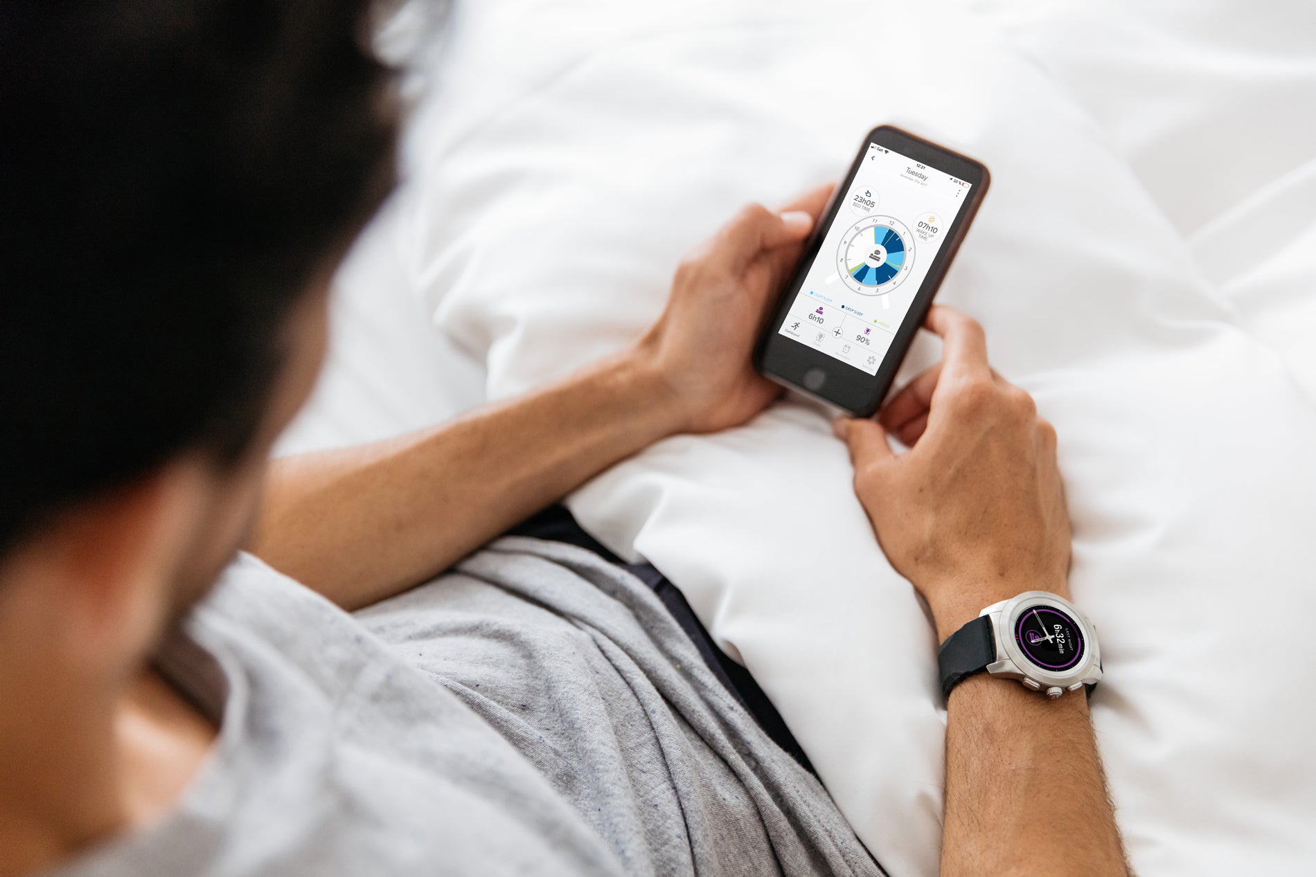 Mykronoz-My Kronoz Zetime Hibrid Saat Petite Siyah Deri Kordon-Kol Saati-3-Milagron.com