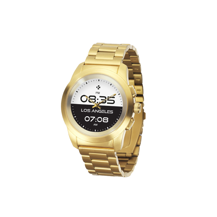 Mykronoz-My Kronoz Zetime Hibrid Saat Regular Dore Metal-Kol Saati-1-Milagron.com