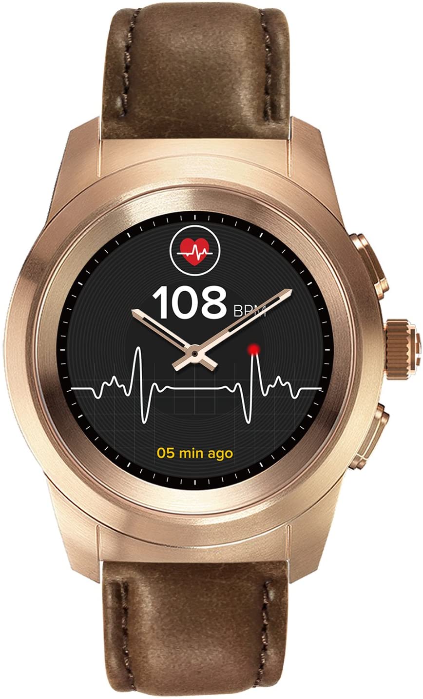 Mykronoz-My Kronoz Zetime Hibrid Saat Vintage Deri Kordon-Kol Saati-1-Milagron.com