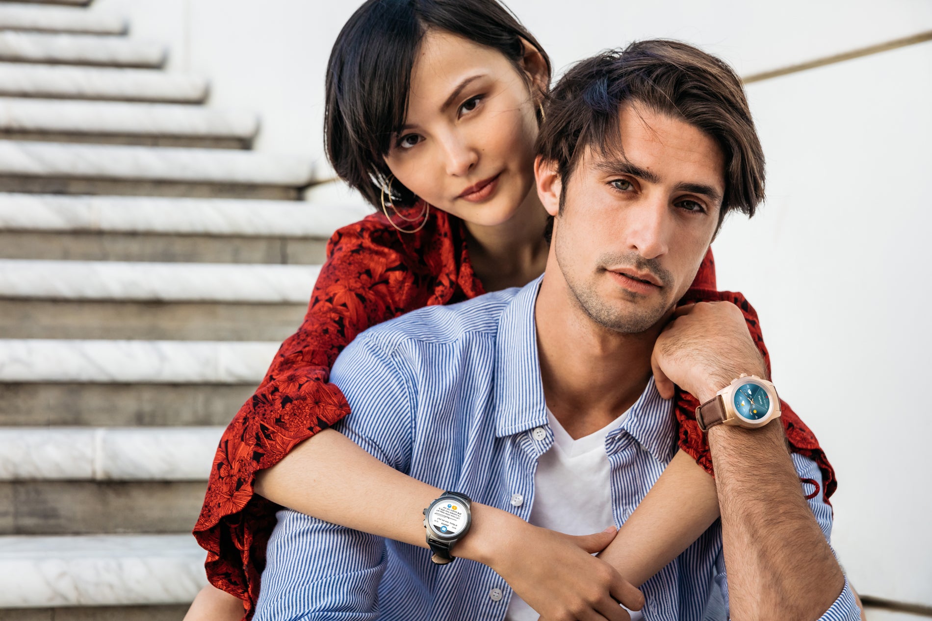 Mykronoz-My Kronoz Zetime Hibrid Saat Vintage Deri Kordon-Kol Saati-2-Milagron.com