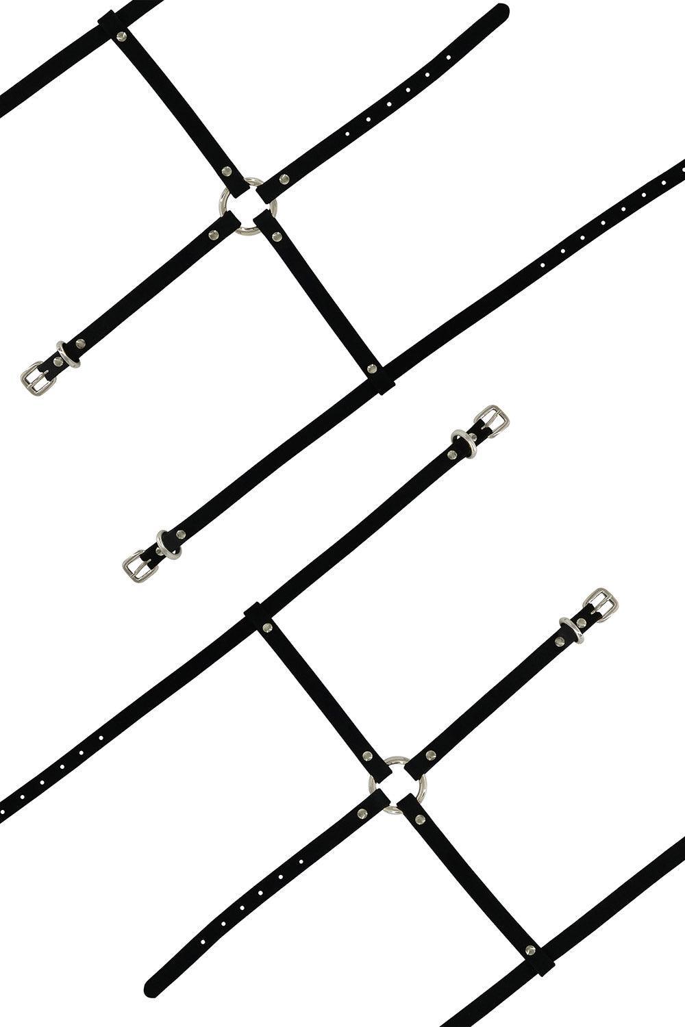 NØ | NAZ OZTURNA-Calf Harness Silver-Kemer-1-Milagron.com