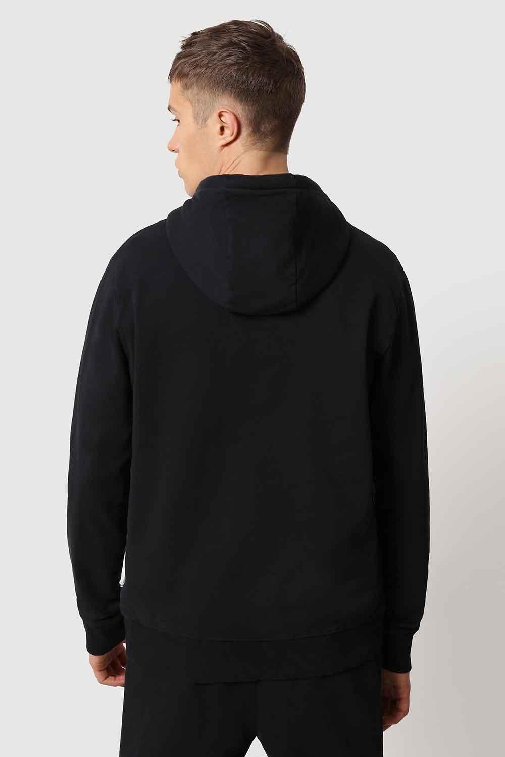 Napapijri-Balis Hood Black 041-Sweatshirts & Hoodies-4-Milagron.com