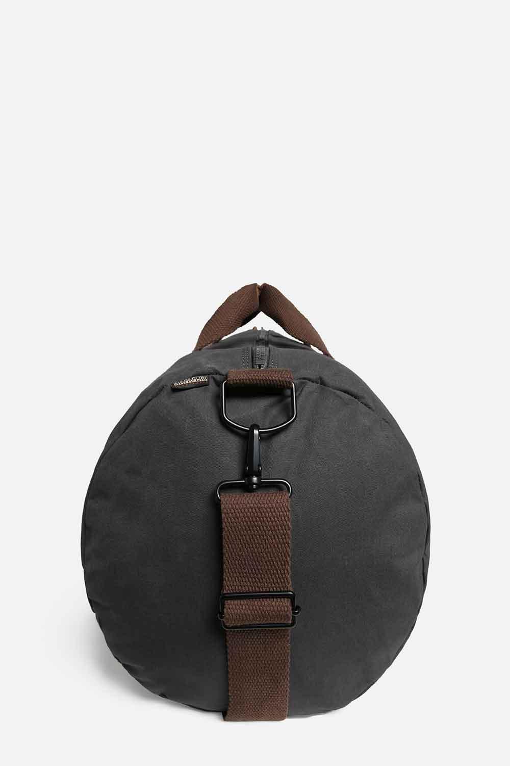 Napapijri-Bering 3 Dark Grey Solid-Bavul & Seyahat Çantası-4-Milagron.com