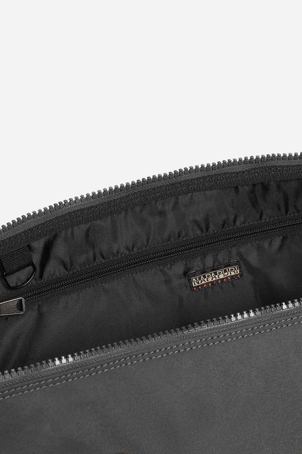 Napapijri-Bering 3 Dark Grey Solid-Bavul & Seyahat Çantası-8-Milagron.com