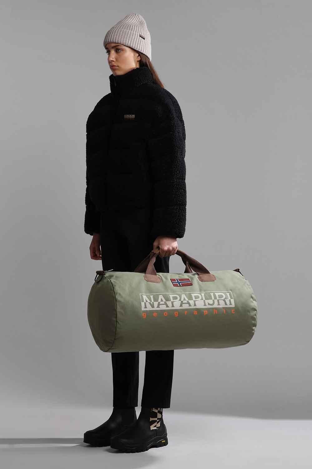 Napapijri-Bering 3 Green Lichen-Bavul & Seyahat Çantası-3-Milagron.com
