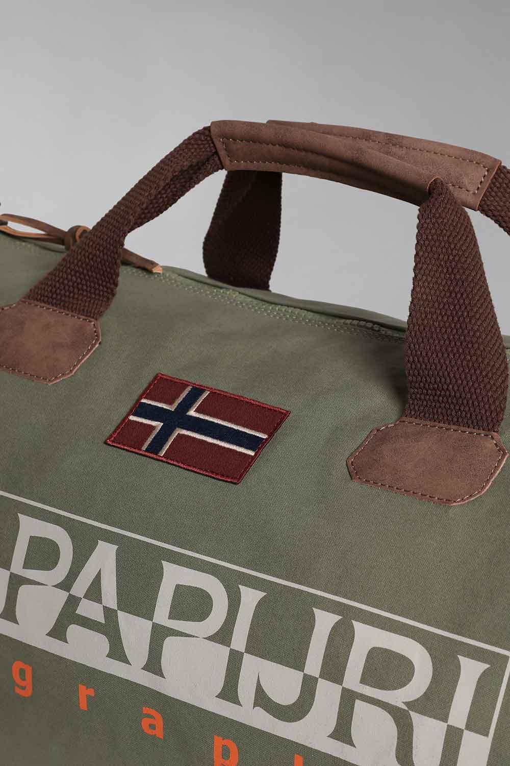 Napapijri-Bering 3 Green Lichen-Bavul & Seyahat Çantası-7-Milagron.com