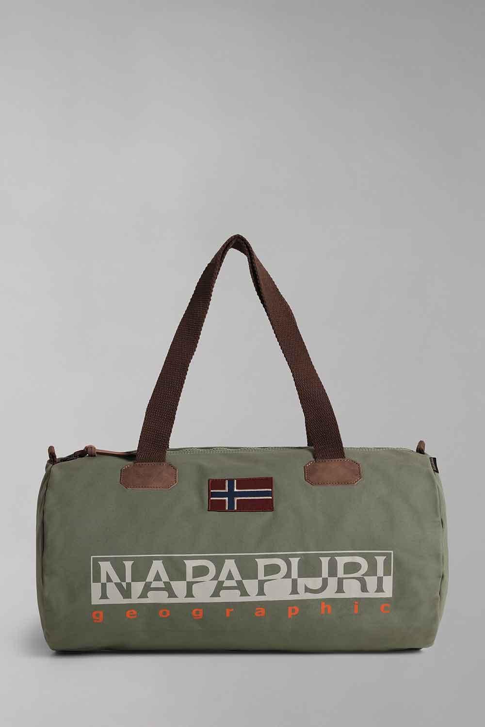 Napapijri-Bering Small 3 Green Lichen-Bavul & Seyahat Çantası-10-Milagron.com