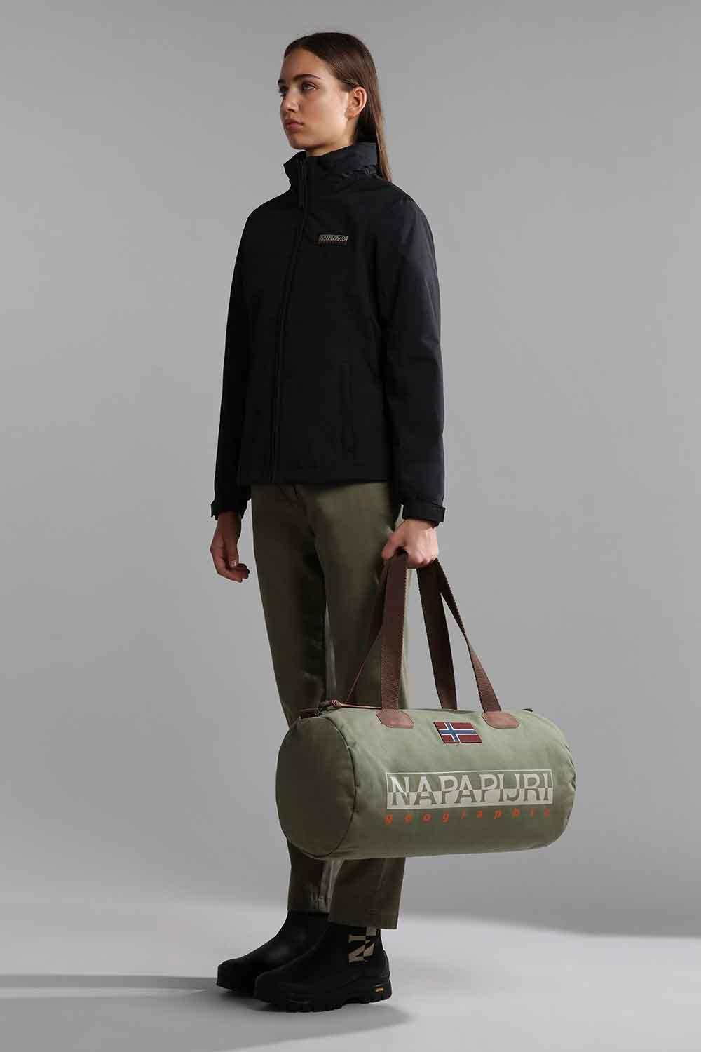 Napapijri-Bering Small 3 Green Lichen-Bavul & Seyahat Çantası-3-Milagron.com