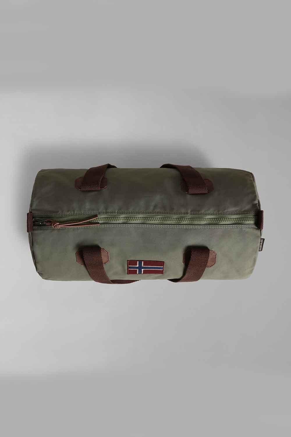 Napapijri-Bering Small 3 Green Lichen-Bavul & Seyahat Çantası-6-Milagron.com