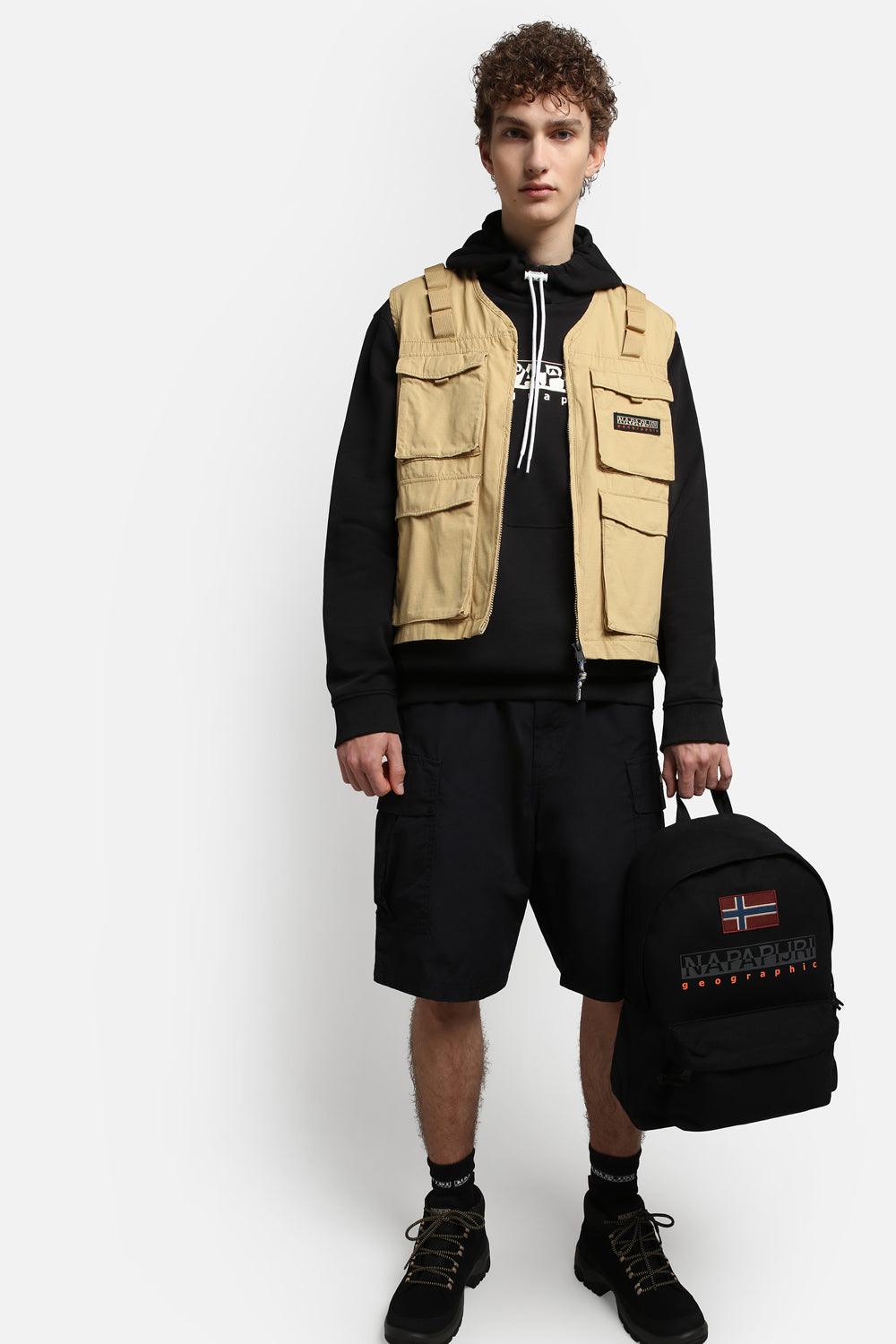 Napapijri-Hering DP Black-Sırt Çantası-8-Milagron.com