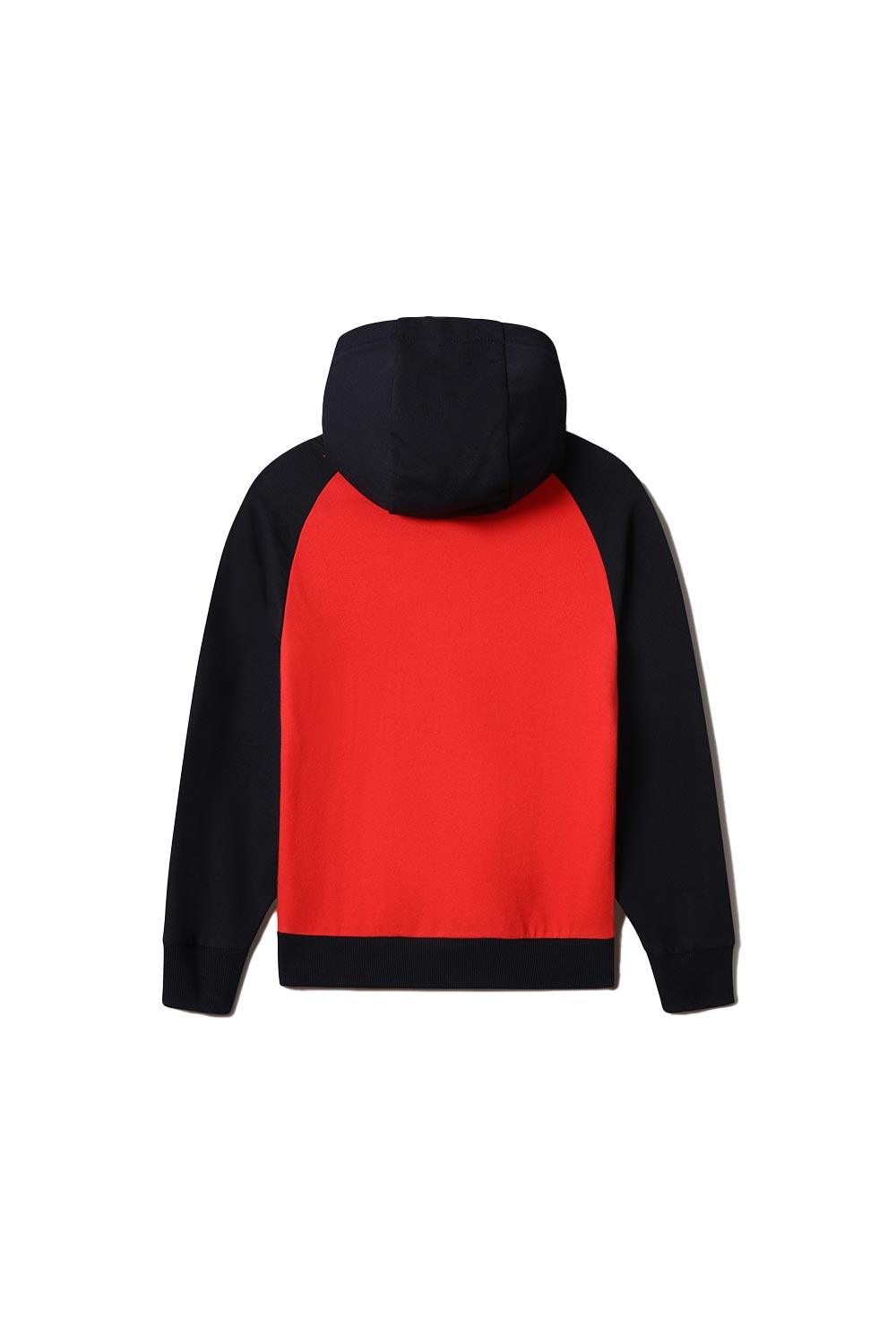 Napapijri-Hoodie Entremonth Bright Red-Sweatshirts & Hoodies-2-Milagron.com