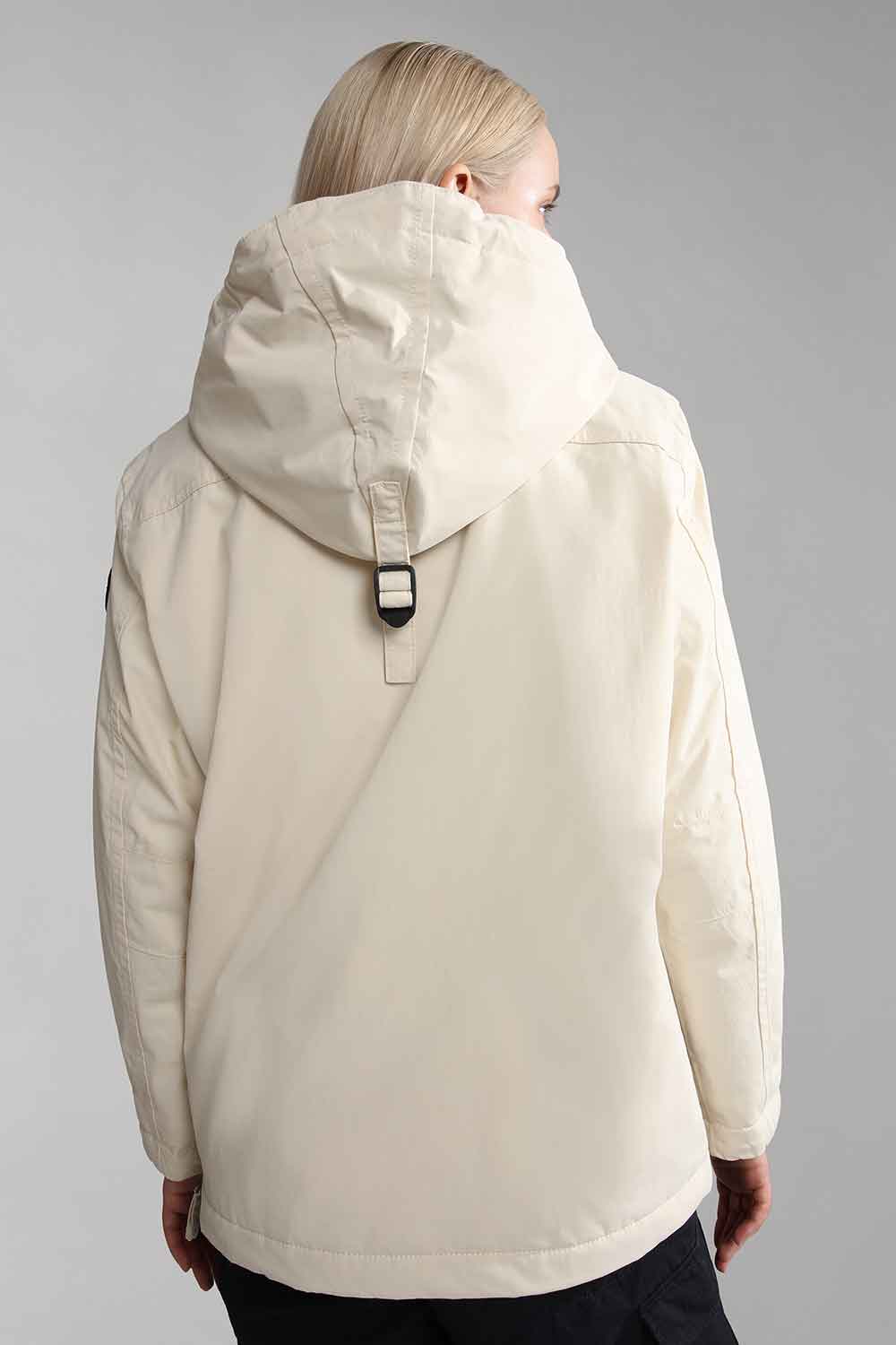 Napapijri-Rainforest Pcoket 4 Whitecap Gray-Yağmurluk-3-Milagron.com