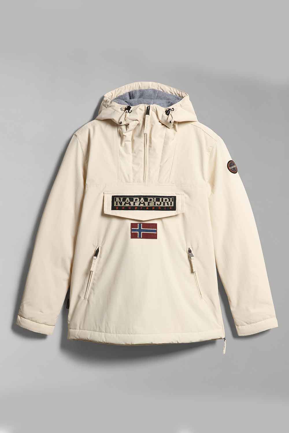 Napapijri-Rainforest Pcoket 4 Whitecap Gray-Yağmurluk-8-Milagron.com