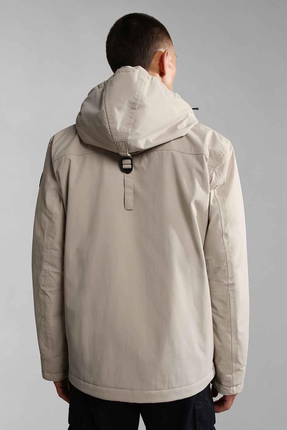 Napapijri-Rainforest Pocket 2 Beige Stone-Yağmurluk-3-Milagron.com