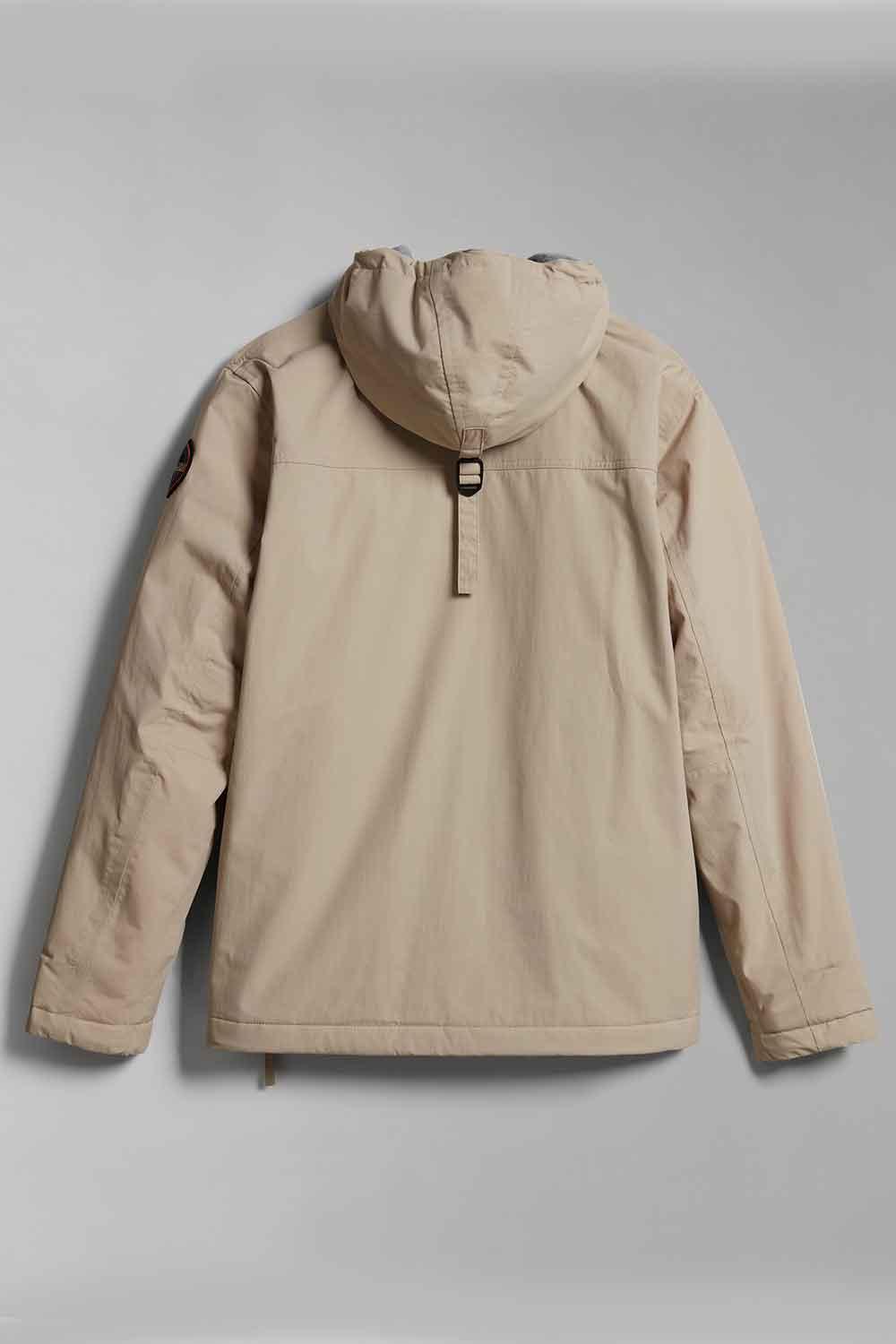 Napapijri-Rainforest Pocket 2 Beige Stone-Yağmurluk-9-Milagron.com