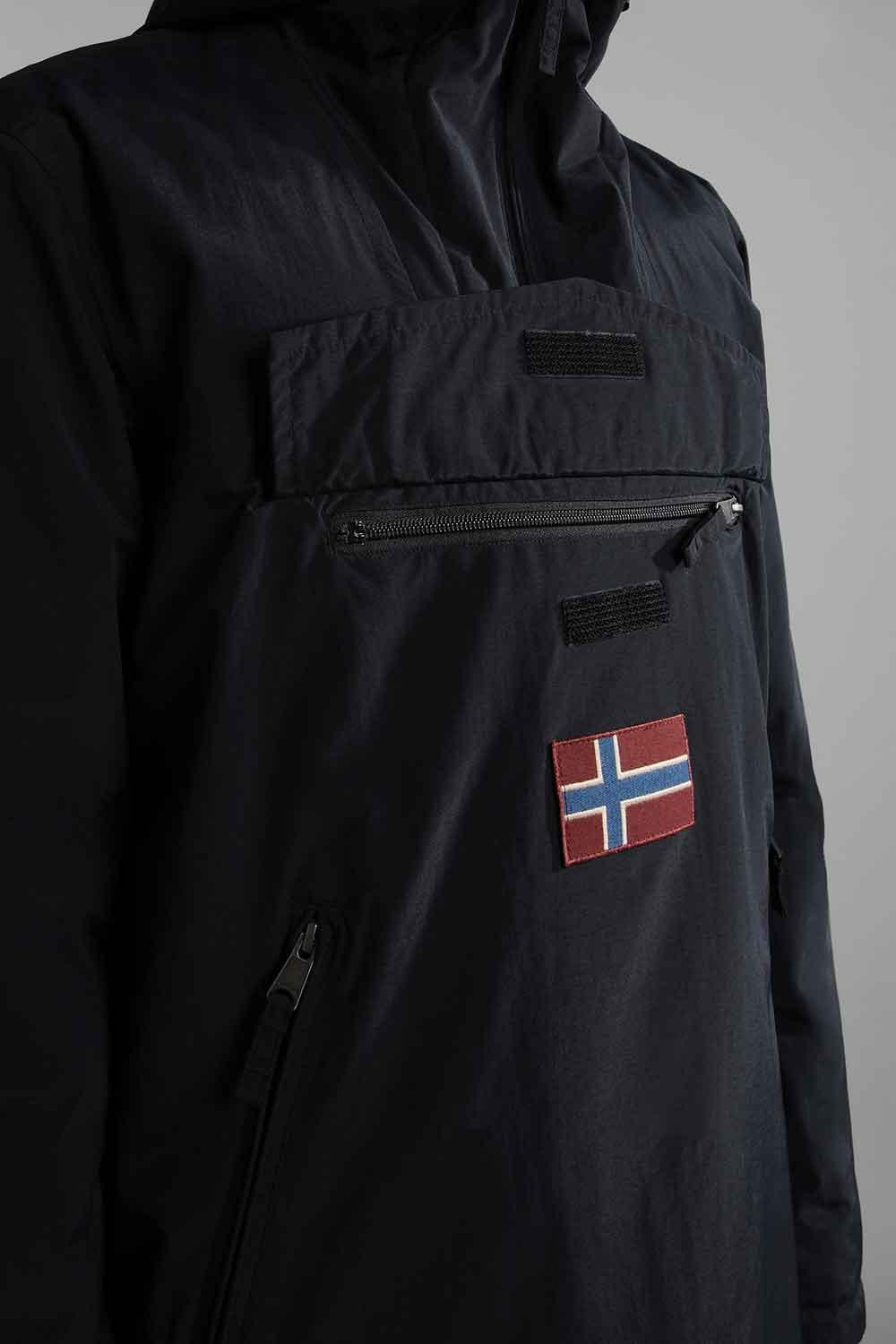 Napapijri-Rainforest Pocket 2 Black 041-Yağmurluk-5-Milagron.com