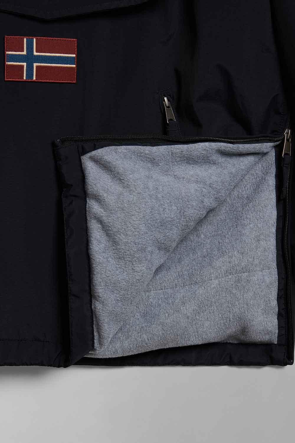 Napapijri-Rainforest Pocket 2 Black 041-Yağmurluk-6-Milagron.com