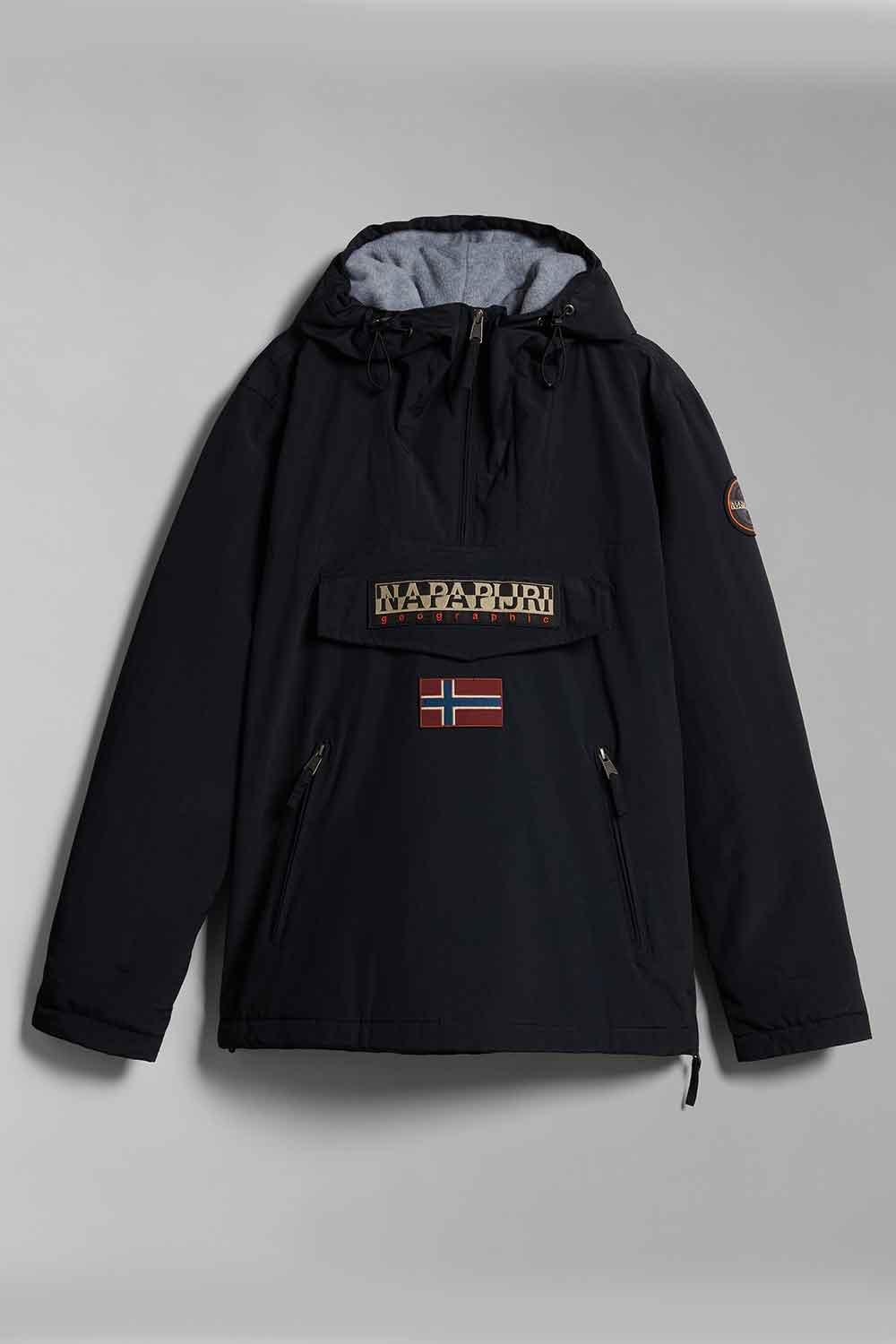 Napapijri-Rainforest Pocket 2 Black 041-Yağmurluk-7-Milagron.com