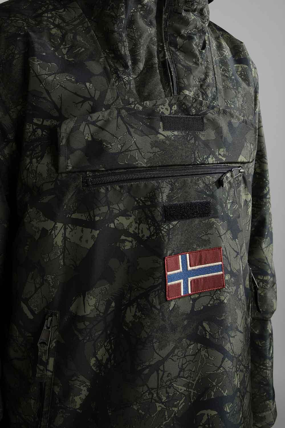 Napapijri-Rainforest Pocket 2 Camo Green-Yağmurluk-6-Milagron.com