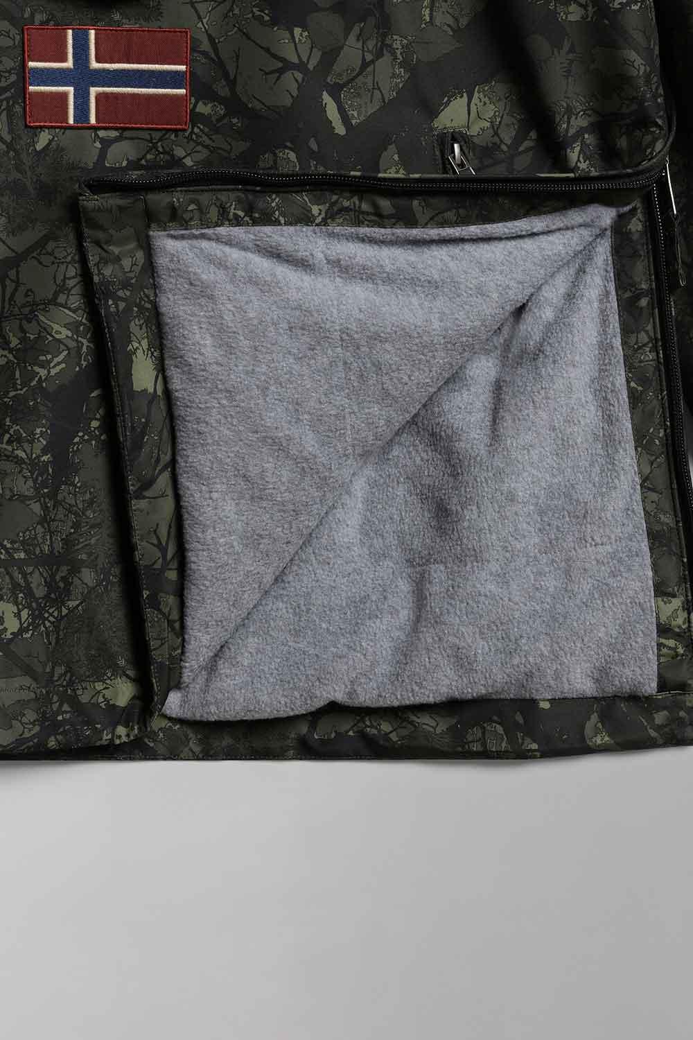 Napapijri-Rainforest Pocket 2 Camo Green-Yağmurluk-7-Milagron.com