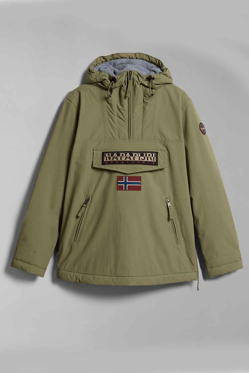 Napapijri-Rainforest Pocket 4 Green Lichen-Yağmurluk-8-Milagron.com