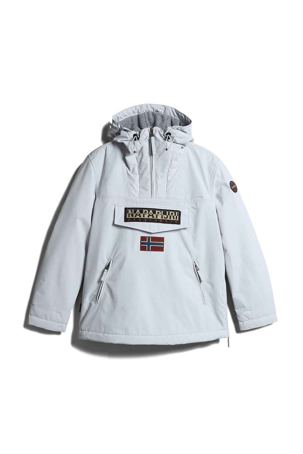 Napapijri-Rainforest Pocket 4 Grey Glacier-Yağmurluk-1-Milagron.com