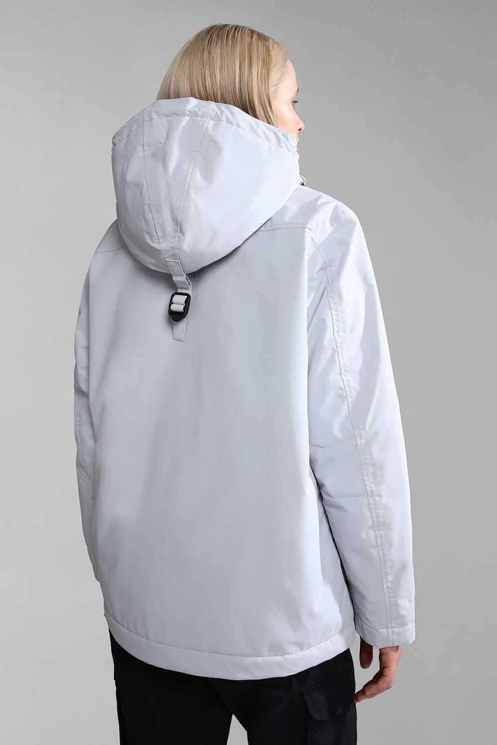 Napapijri-Rainforest Pocket 4 Grey Glacier-Yağmurluk-3-Milagron.com