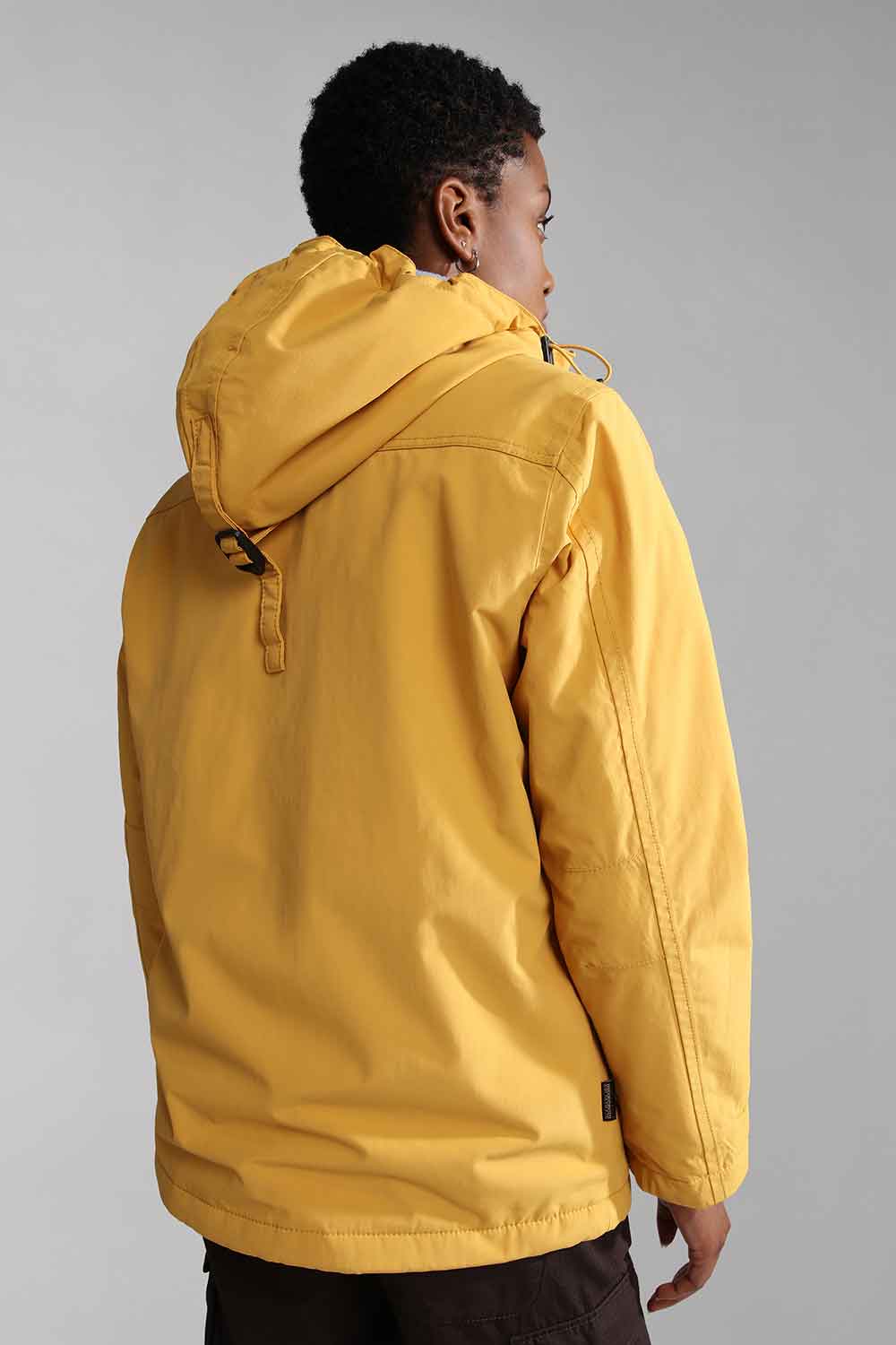 Napapijri-Rainforest Pocket 4 Yellow Amber-Yağmurluk-3-Milagron.com