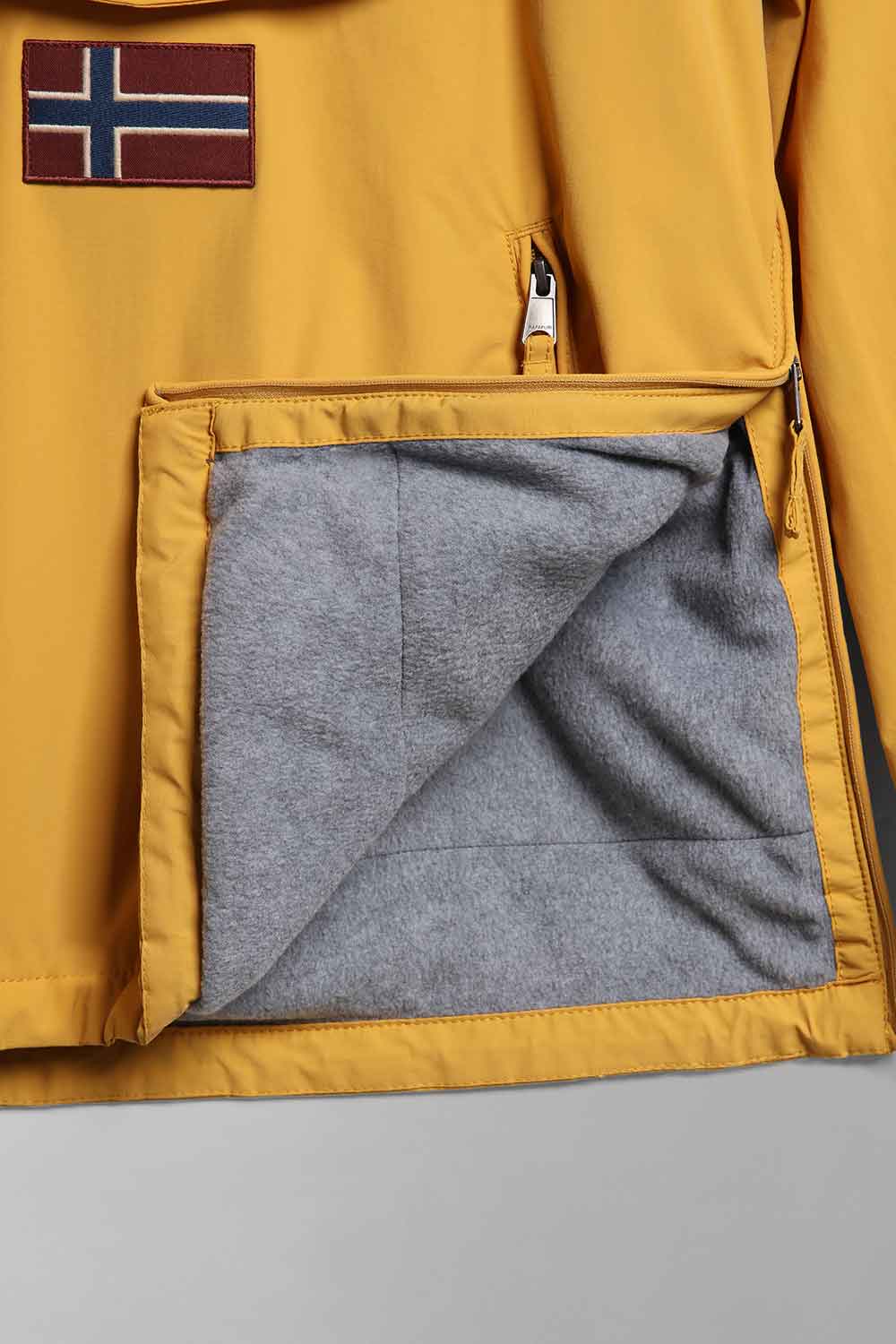 Napapijri-Rainforest Pocket 4 Yellow Amber-Yağmurluk-7-Milagron.com