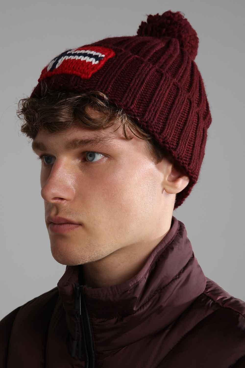 Napapijri-Semiury 5 Burgundy Fudge-Bere-2-Milagron.com